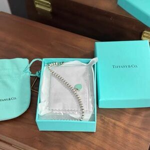 Tiffany & Co. Silver Bracelet with Blue Box